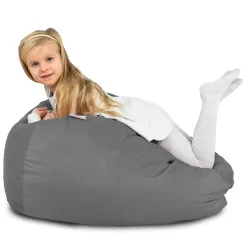 Pouf Poire L pour enfants - Velours Soft – vue 86