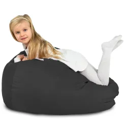 Pouf Poire L pour enfants - Velours Soft – vue 88