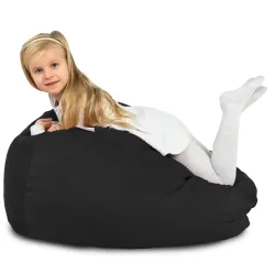 Pouf Poire L pour enfants - Velours Soft – vue 85