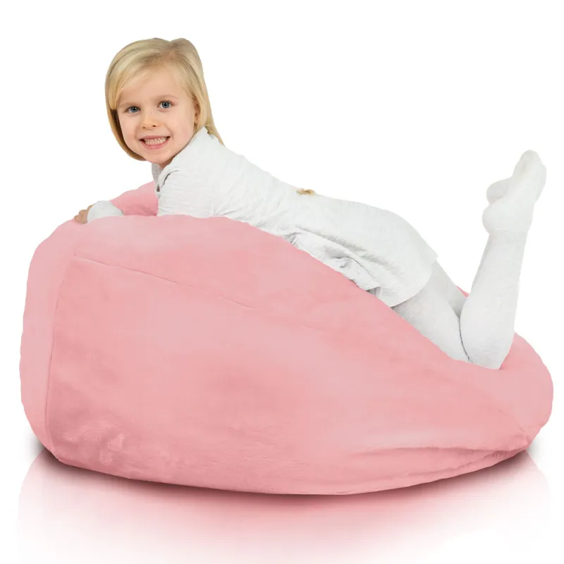 Pouf Poire L pour enfants - Fausse Fourrure Yeti – vue 11