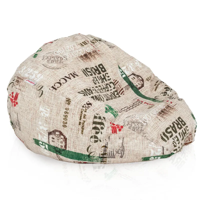 Pouf Poire L pour enfants - Tissu Imprimé Premium – vue 73