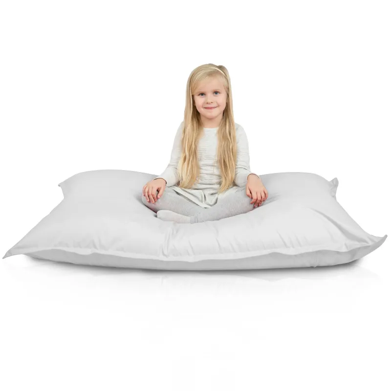 Blanc Pouf Poire Coussin XXL Jardin nylon