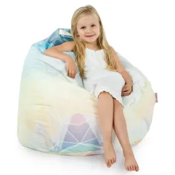 Pouf Poire L pour enfants - Tissu Imprimé Premium – vue 70