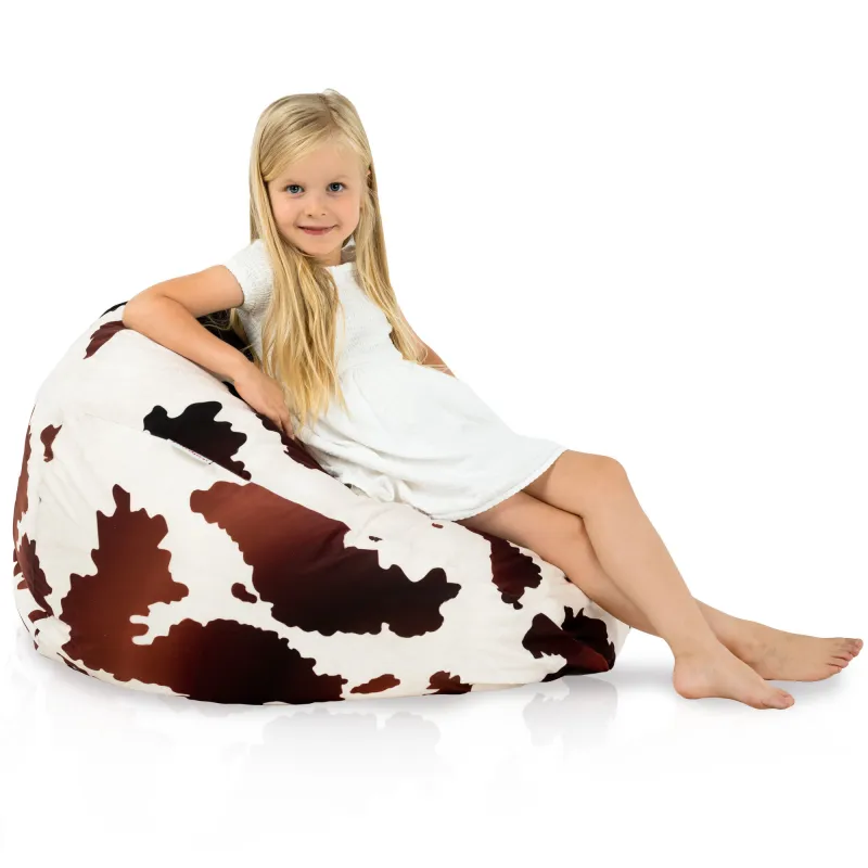 Pouf Poire L pour enfants - Tissu Imprimé Premium – vue 53