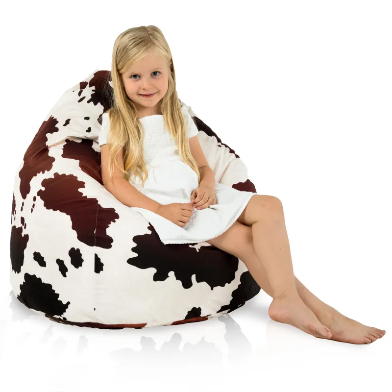 Pouf Poire L pour enfants - Tissu Imprimé Premium – vue 52