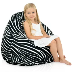 Pouf Poire L pour enfants - Tissu Imprimé Premium – vue 44