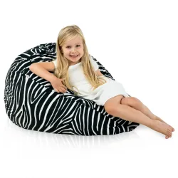 Pouf Poire L pour enfants - Tissu Imprimé Premium – vue 43