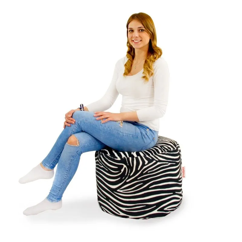Pouf Rond Cylindre - Tissu Imprimé Premium – vue 14