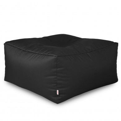 Noir Pouf Table Florence Extérieur nylon