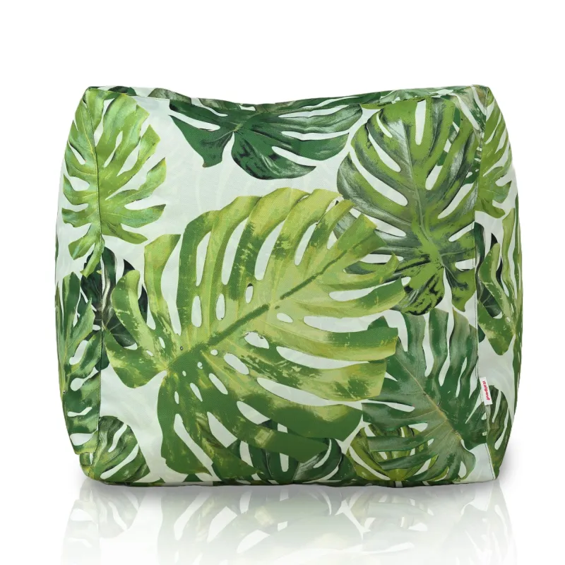 Pouf Cube Carré - Tissu Imprimé Premium – vue 2