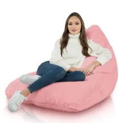 Pouf Poire de Sol XL Bermuda - Fausse Fourrure Yeti – vue 8