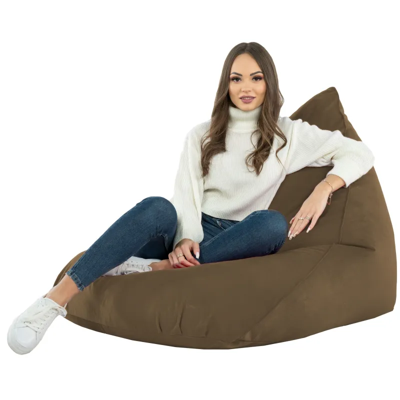 Pouf Poire de Sol XL Bermuda - Velours Soft – vue 35