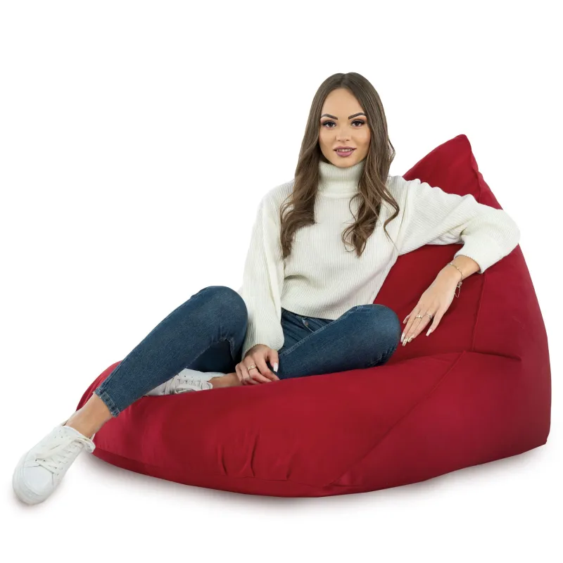 Pouf Poire de Sol XL Bermuda - Velours Soft – vue 34