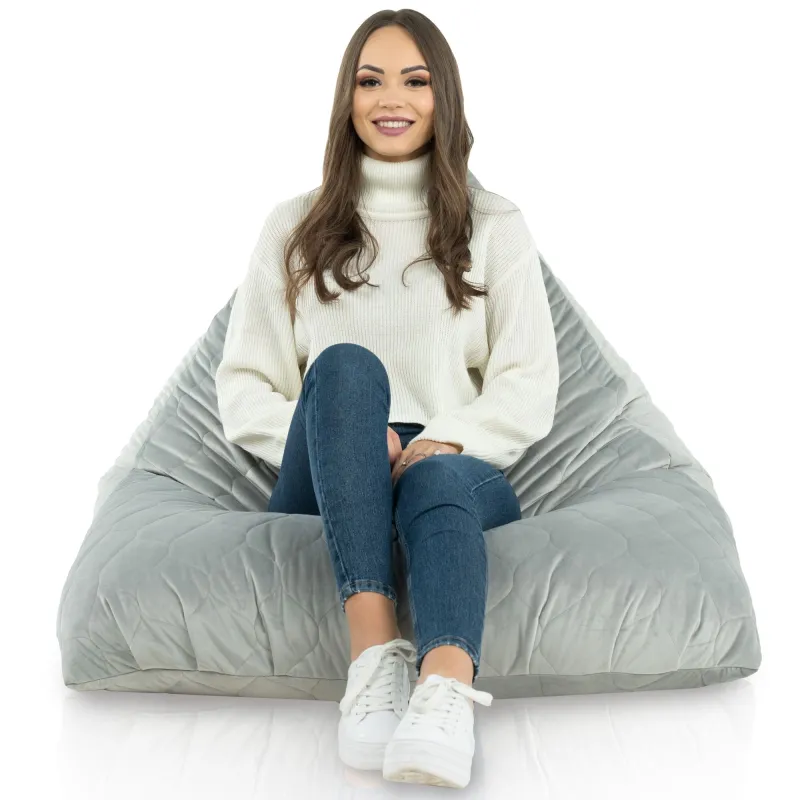 Pouf Poire de Sol XL Bermuda - Velours Soft – vue 76
