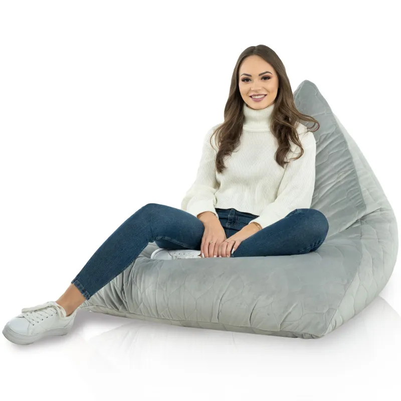 Pouf Poire de Sol XL Bermuda - Velours Soft – vue 56