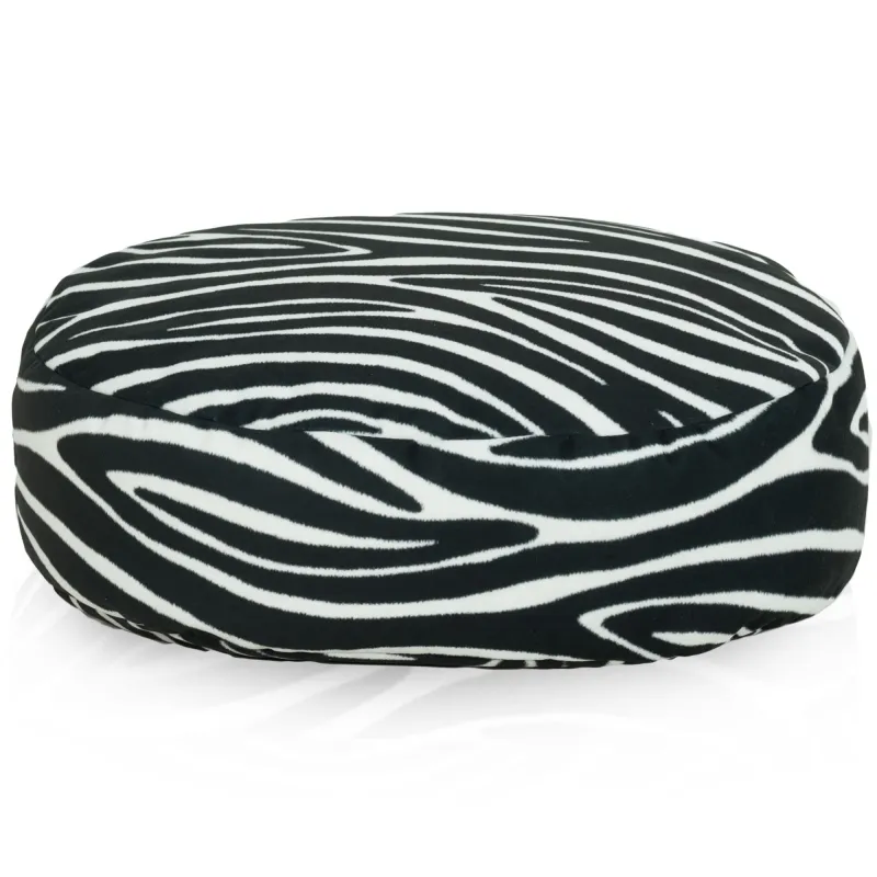 Pouf Repose-pieds Rond - Tissu Imprimé Premium – vue 31