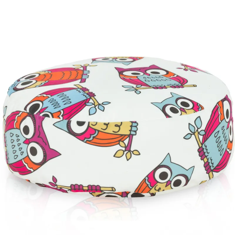 Pouf Repose-pieds Rond - Tissu Imprimé Premium – vue 49