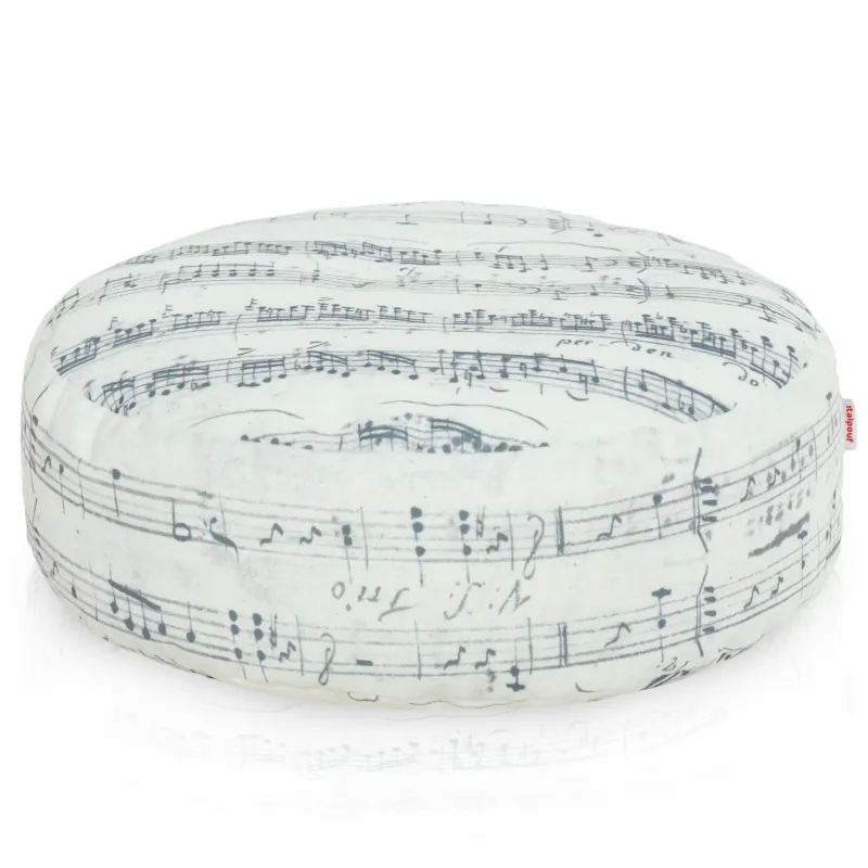 Pouf Repose-pieds Rond - Tissu Imprimé Premium – vue 45