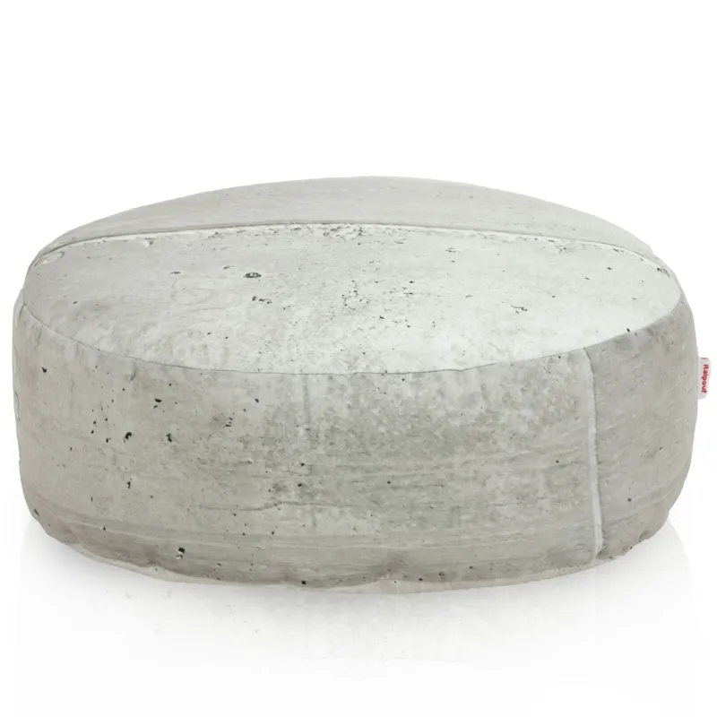 Pouf Repose-pieds Rond - Tissu Imprimé Premium – vue 24
