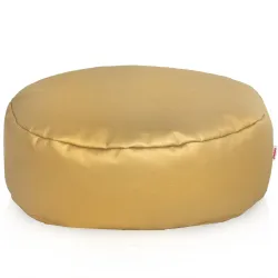 Pouf Repose-pieds Rond - Simili-cuir