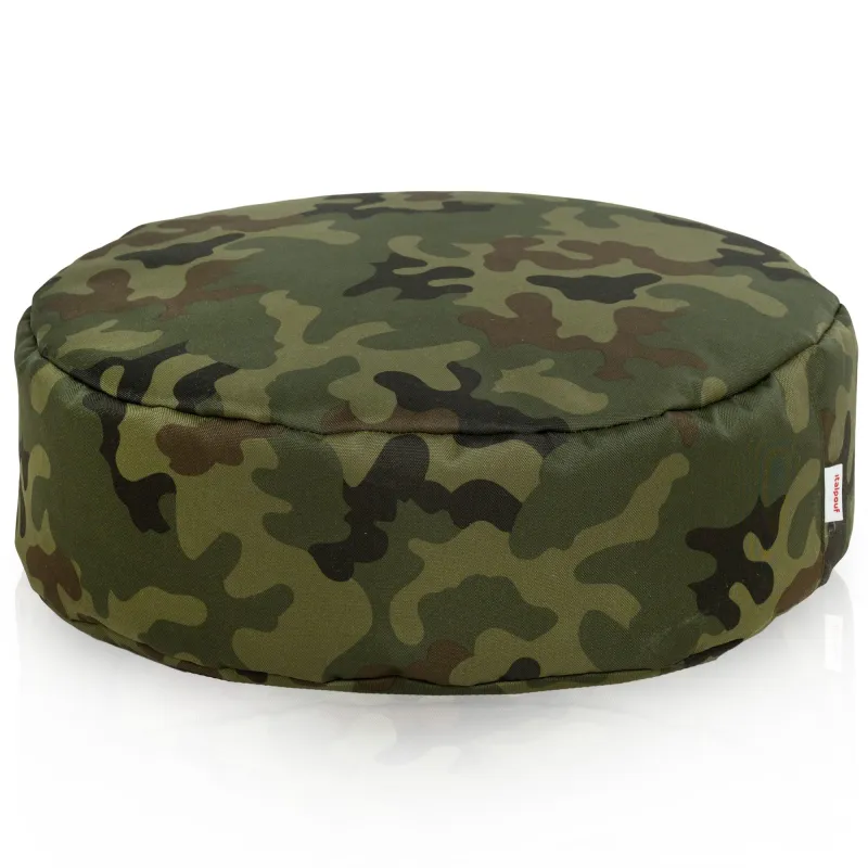 Pouf Repose-pieds Rond - Outdoor Pro d'extérieur Jardin Imperméable