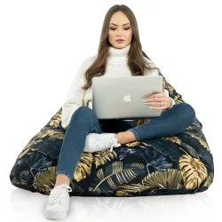 Pouf Poire de Sol XL Bermuda - Tissu Imprimé Premium – vue 84