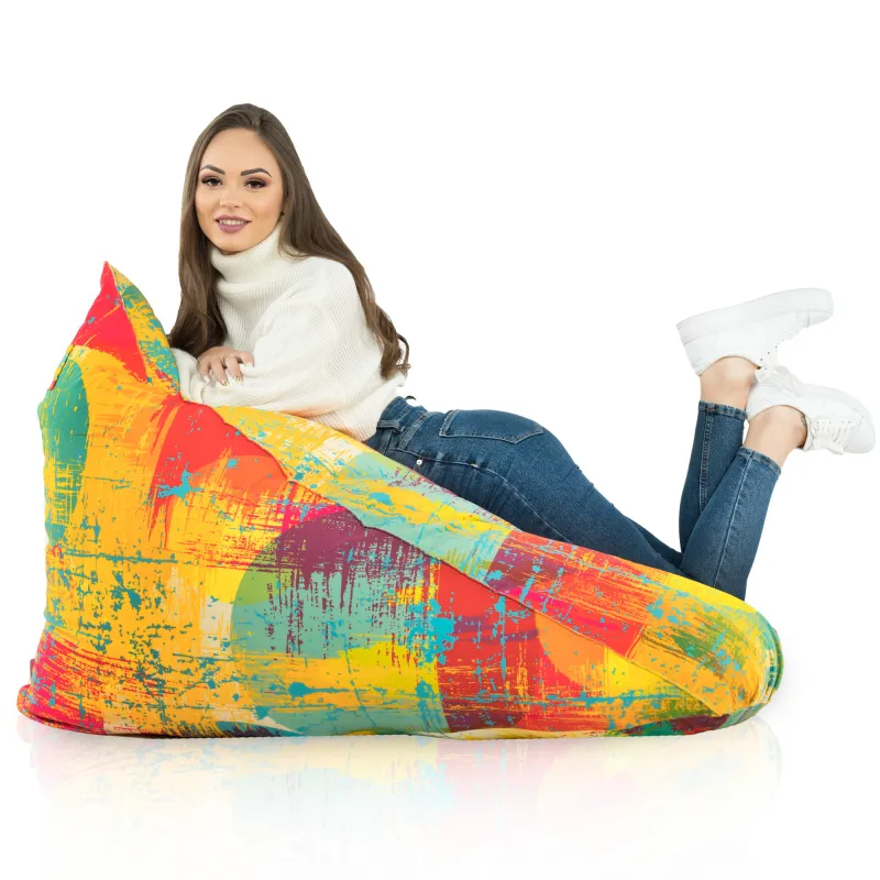 Pouf Poire de Sol XL Bermuda - Outdoor Pro d'extérieur Jardin Imperméable – vue 55