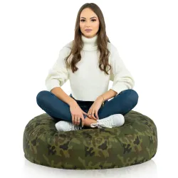 Coussin Pouf de Sol Rond - Outdoor Pro d'extérieur Jardin Imperméable – vue 4