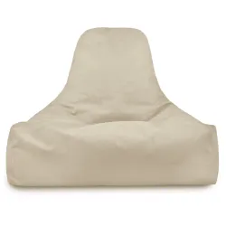 Fauteuil Pouf avec Dossier Bali - Velours Soft – vue 107