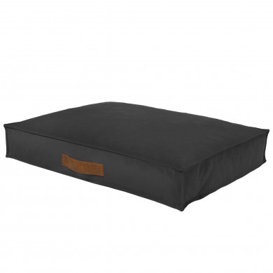 Gris Lits Rectangulaires Pour Chiens velours