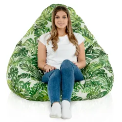 Pouf avec Dossier XXL Drop - Outdoor Pro d'extérieur Jardin Imperméable – vue 90