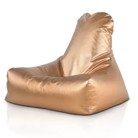 Fauteuil Pouf avec Dossier Bali - Simili-cuir