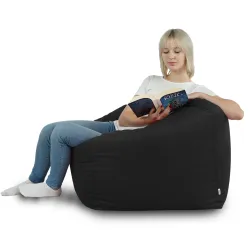 Fauteuil Pouf Siège de Sol Cube Amalfi - Velours Soft – vue 50