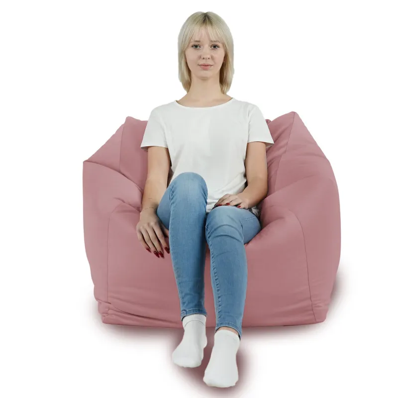 Fauteuil Pouf Siège de Sol Cube Amalfi - Velours Soft – vue 37