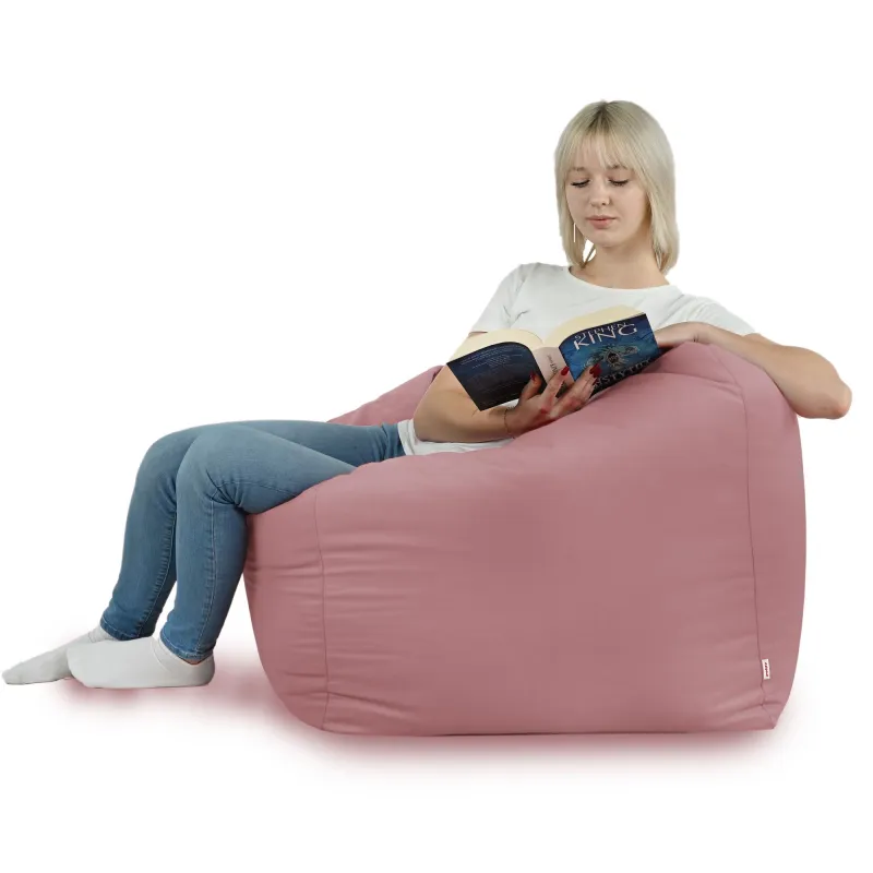 Fauteuil Pouf Siège de Sol Cube Amalfi - Velours Soft – vue 53