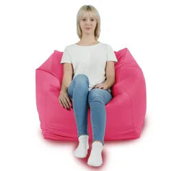 Fauteuil Pouf Siège de Sol Cube Amalfi - Velours Soft – vue 38