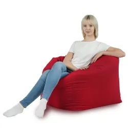 Fauteuil Pouf Siège de Sol Cube Amalfi - Velours Soft – vue 23