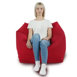 Fauteuil Pouf Siège de Sol Cube Amalfi - Velours Soft – vue 39