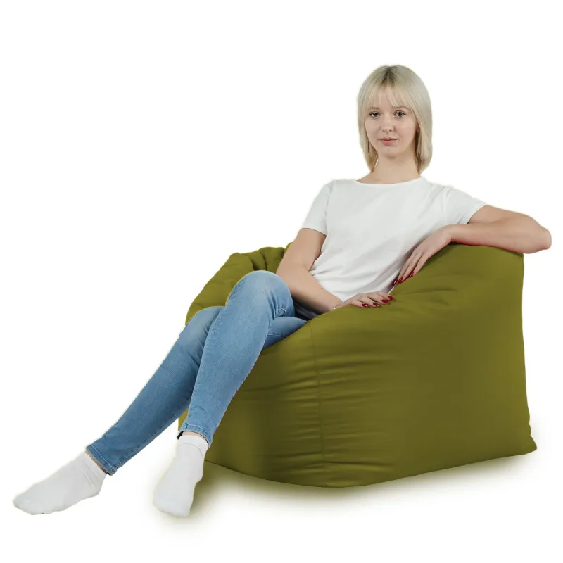 Fauteuil Pouf Siège de Sol Cube Amalfi - Velours Soft – vue 25