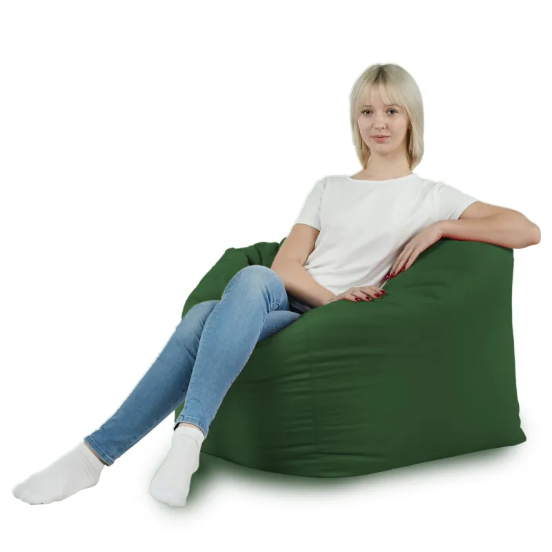 Fauteuil Pouf Siège de Sol Cube Amalfi - Velours Soft – vue 26