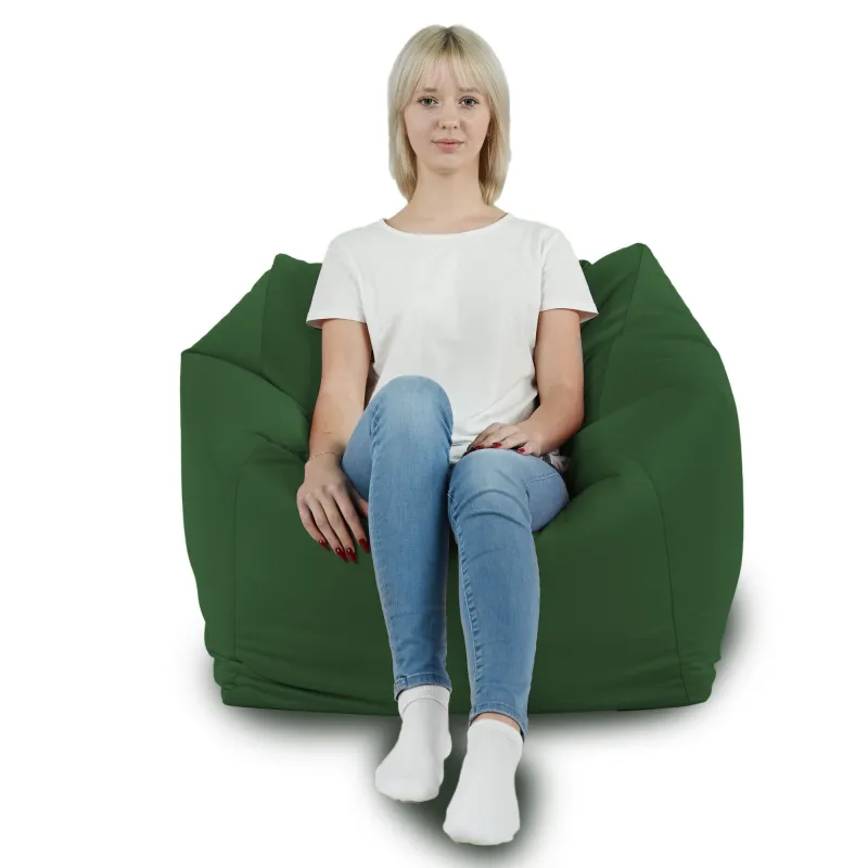 Fauteuil Pouf Siège de Sol Cube Amalfi - Velours Soft – vue 42