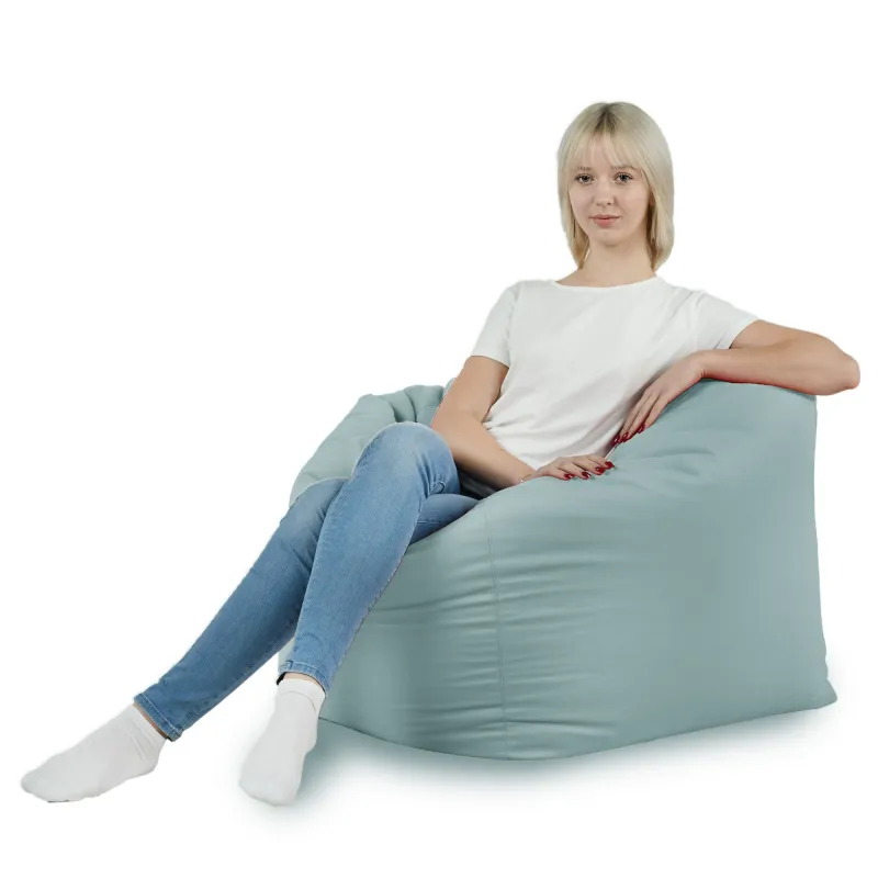 Fauteuil Pouf Siège de Sol Cube Amalfi - Velours Soft – vue 27