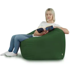 Fauteuil Pouf Siège de Sol Cube Amalfi - Velours Soft – vue 58