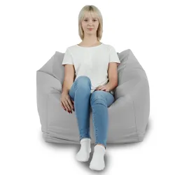 Fauteuil Pouf Siège de Sol Cube Amalfi - Velours Soft – vue 47