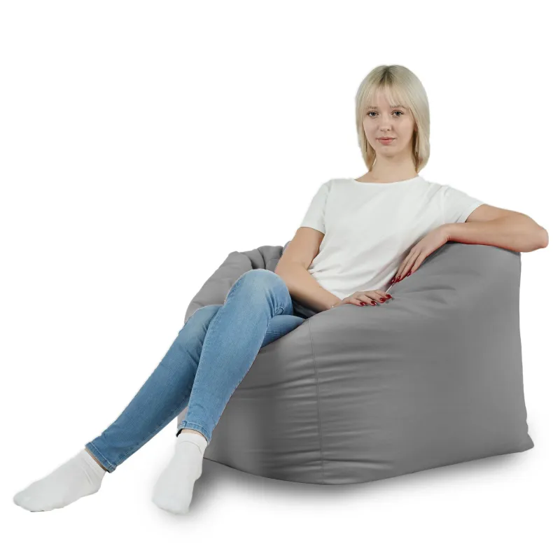 Fauteuil Pouf Siège de Sol Cube Amalfi - Velours Soft – vue 32