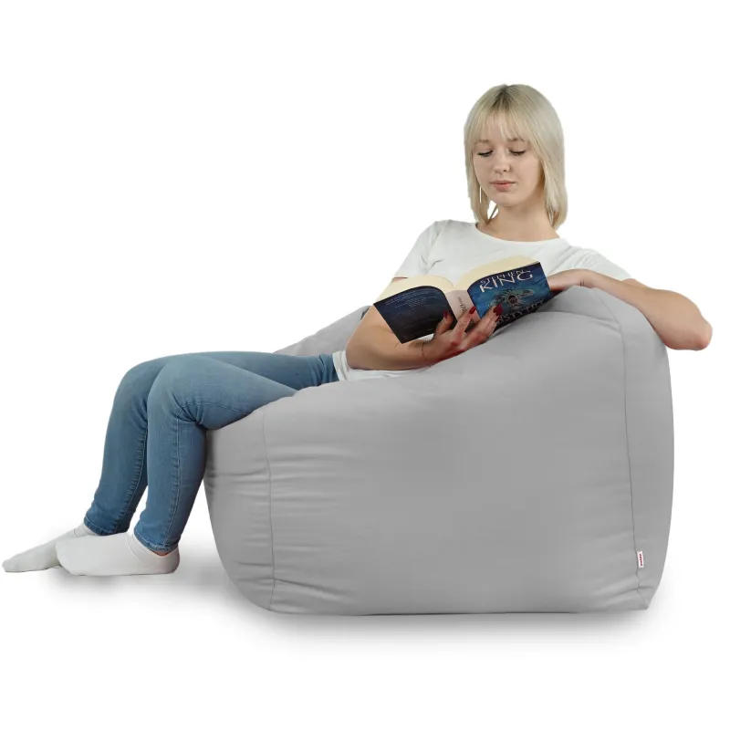 Fauteuil Pouf Siège de Sol Cube Amalfi - Velours Soft – vue 63