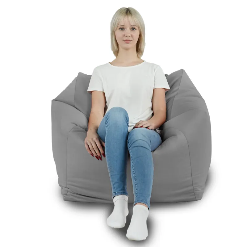 Fauteuil Pouf Siège de Sol Cube Amalfi - Velours Soft – vue 48