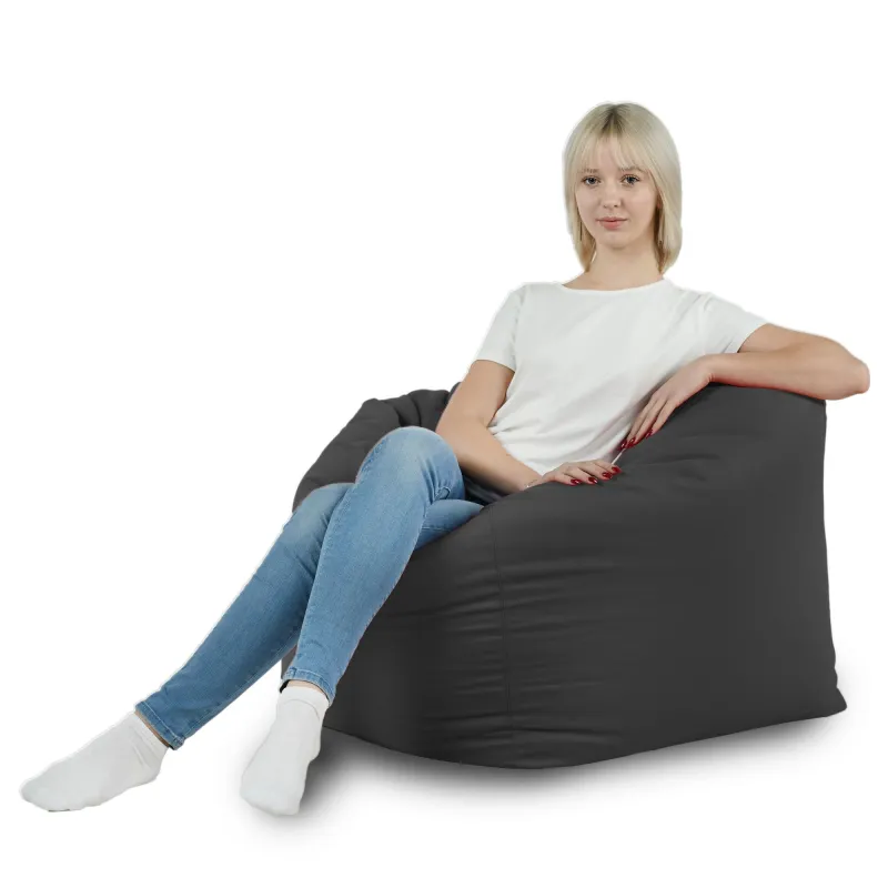 Fauteuil Pouf Siège de Sol Cube Amalfi - Velours Soft – vue 33