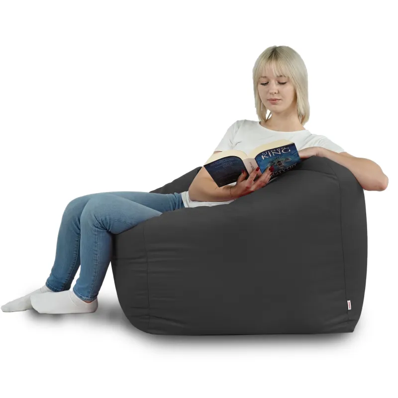 Fauteuil Pouf Siège de Sol Cube Amalfi - Velours Soft – vue 65