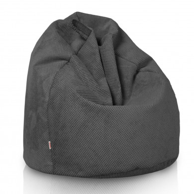 Gris Dot Pouf Poire